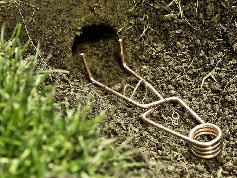 Pièges mécaniques à taupes utilisés par notre taupier à Renung